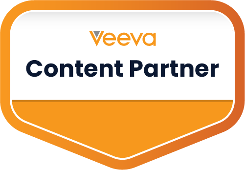Veeva Content Partner badge